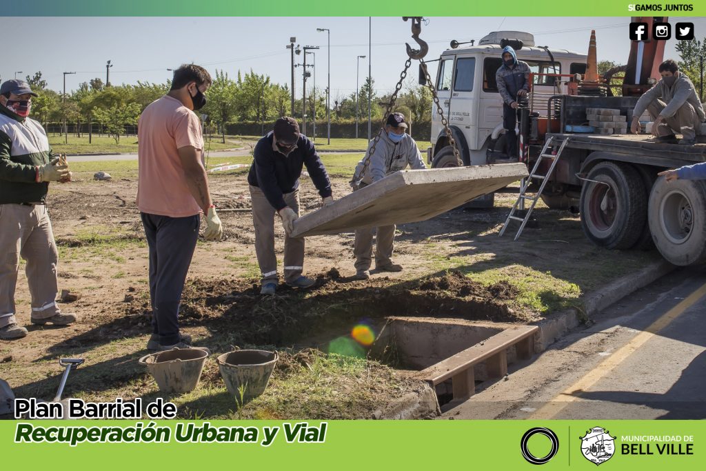 Concluyen las obras de cerramiento del desagüe de la rotonda del Camino Real