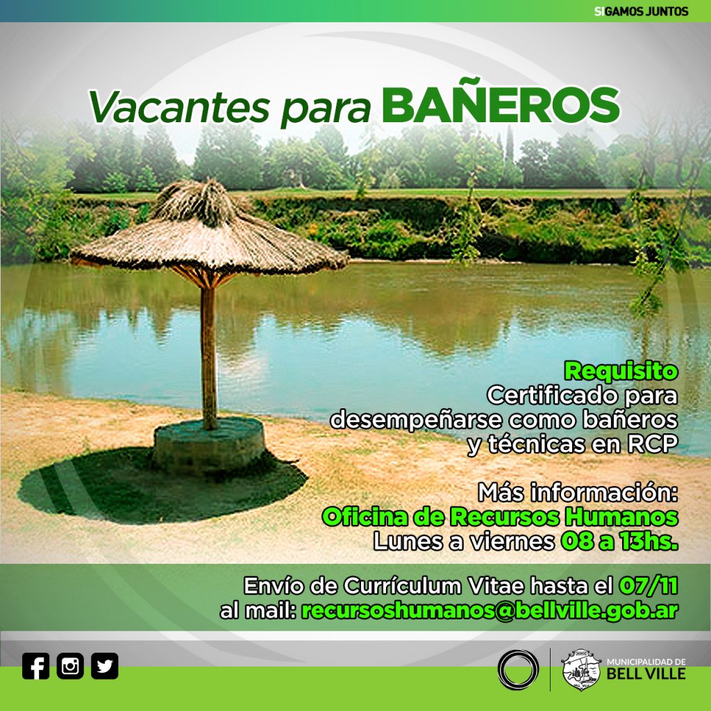 Llamado para contratar guardavidas con destino a los balnearios públicos municipales