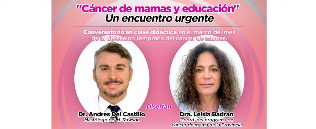 Junto a calificados especialistas, el intendente participará hoy de una charla virtual sobre “Cáncer de mamas y educación”