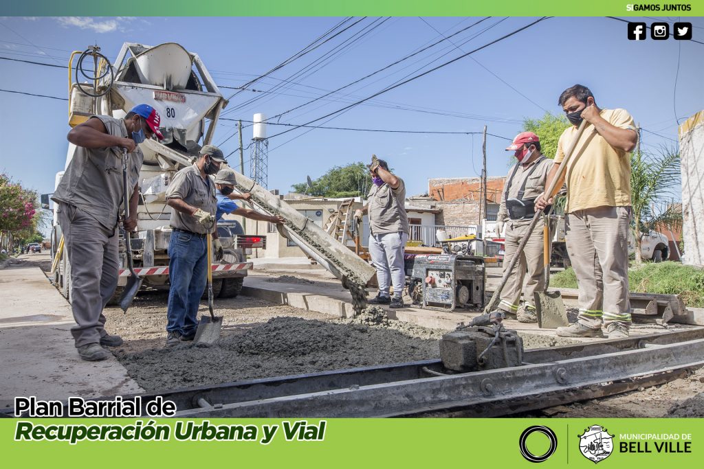 Está a punto de concluir la construcción de la nueva bocacalle en Río Negro y Rodríguez Peña.