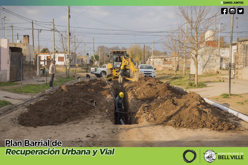 Prosigue la ampliación de la red cloacal.