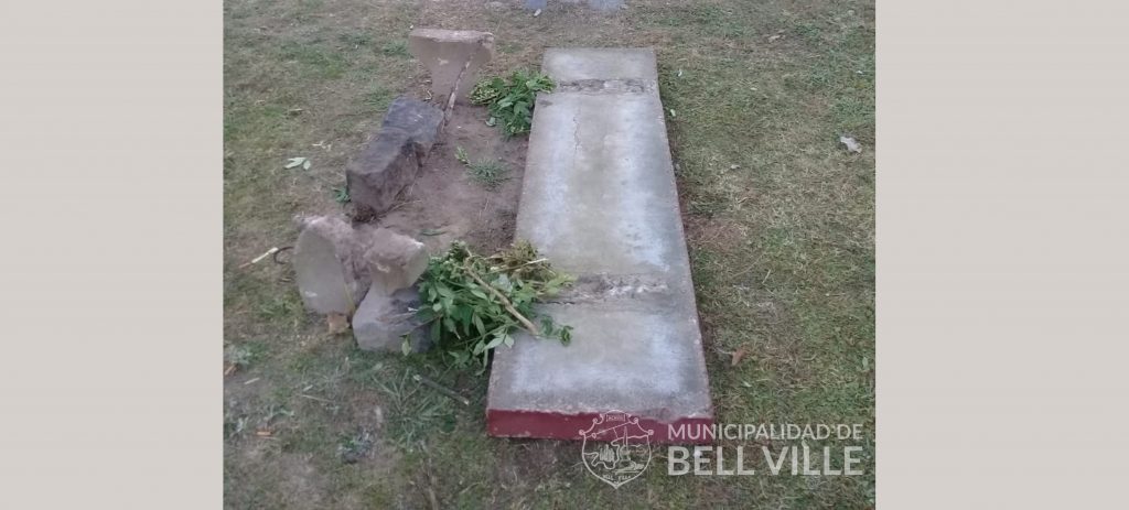 Otra vez actos vandálicos en espacios públicos.