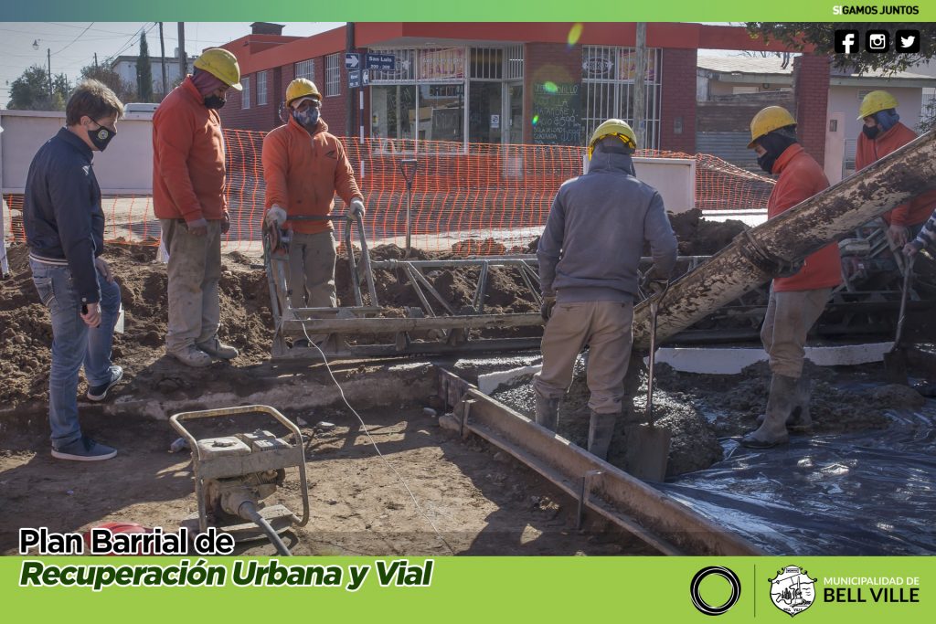 Prosigue la obra de pavimento con hormigón en 22 cuadras de la ciudad