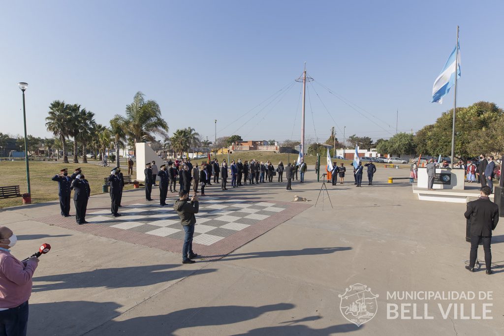 La ciudad conmemoró el Día de la Independencia.