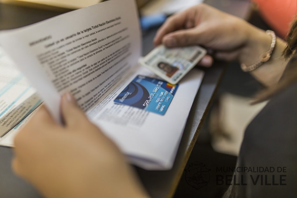 Hasta el próximo viernes hay tiempo de retirar en Acción Social las tarjetas Alimentar.