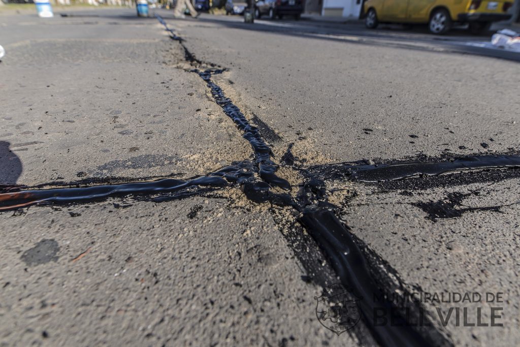 Mañana comienza el tomado de juntas de hormigón en 90 cuadras de la ciudad.