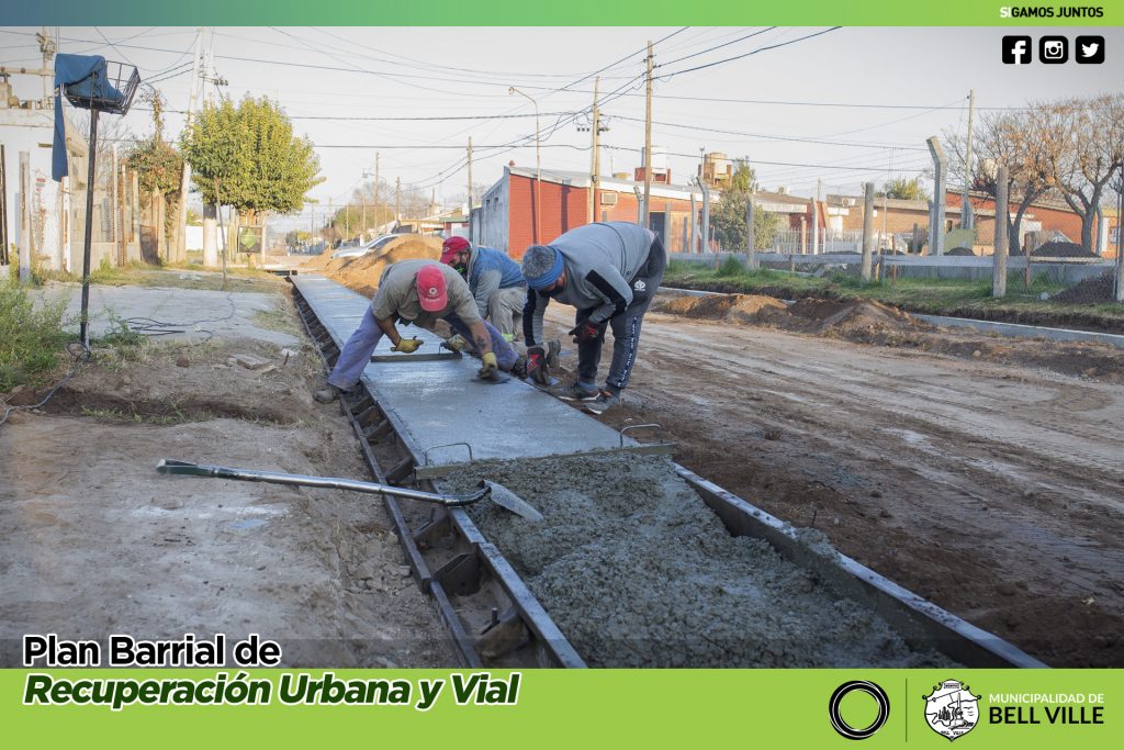 Se ejecutó el 80% de la primera etapa de cordón cuneta