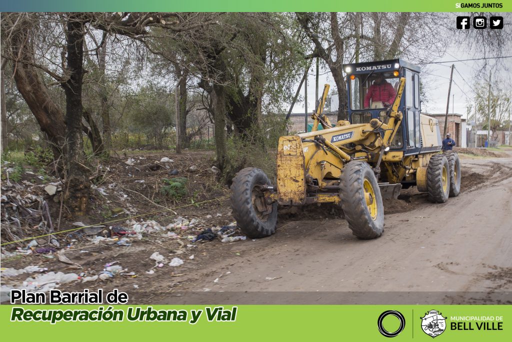 Comenzó el cordón cuneta en otra cuadra de calle Río Negro.