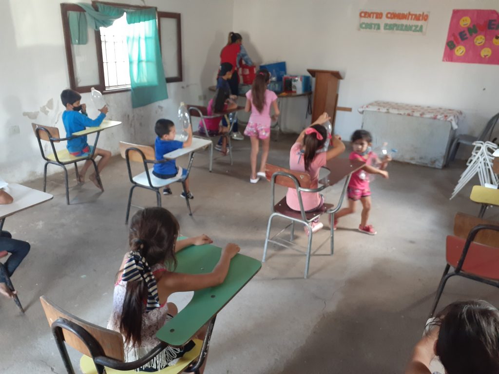 Los niños se interesan en el reciclado a través del Programa Municipal Núcleos Barriales 2021