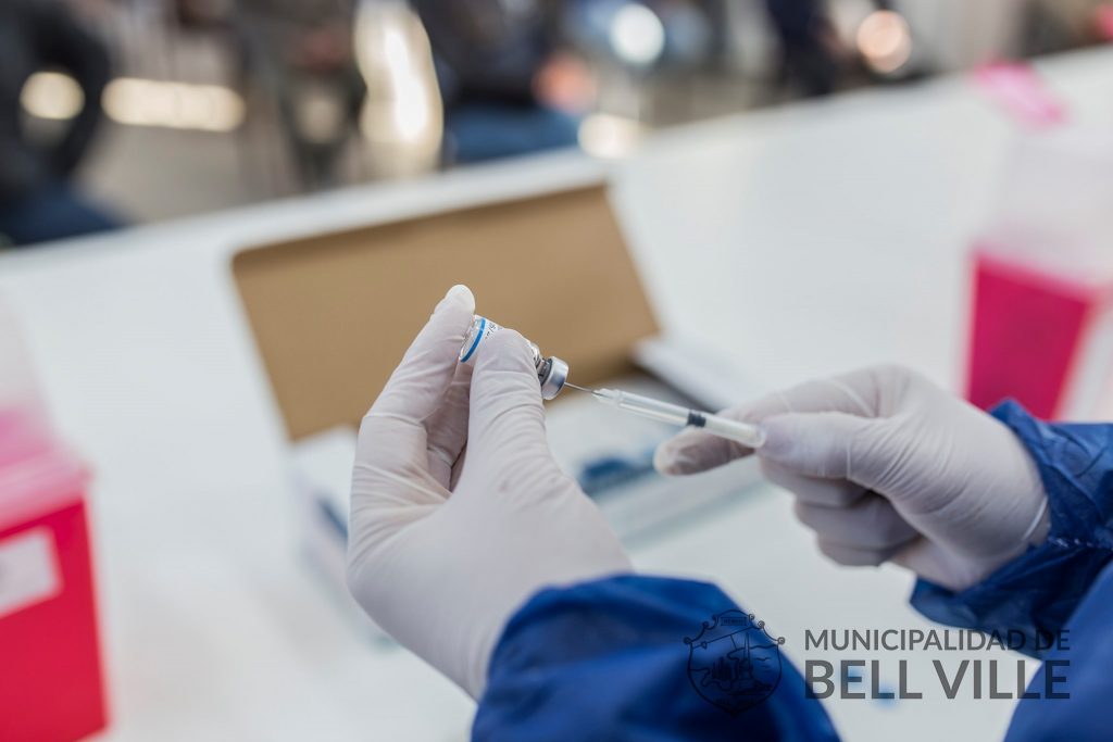 Covid 19: El total de vacunados alcanzó hoy a 522 personas