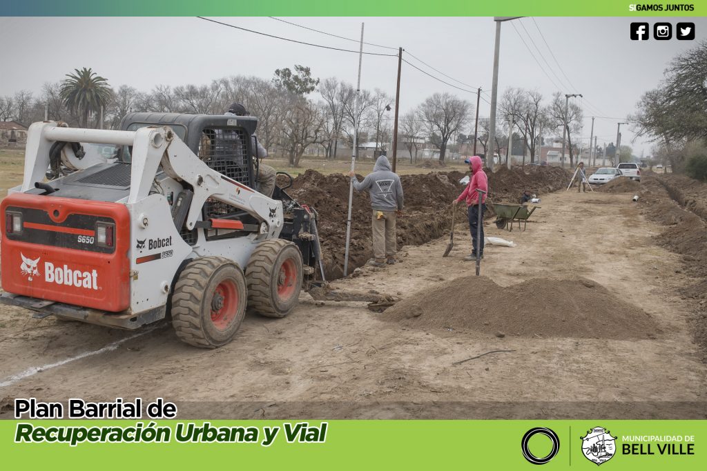 Se inició la instalación de la red cloacal en barrio Los Espinillos