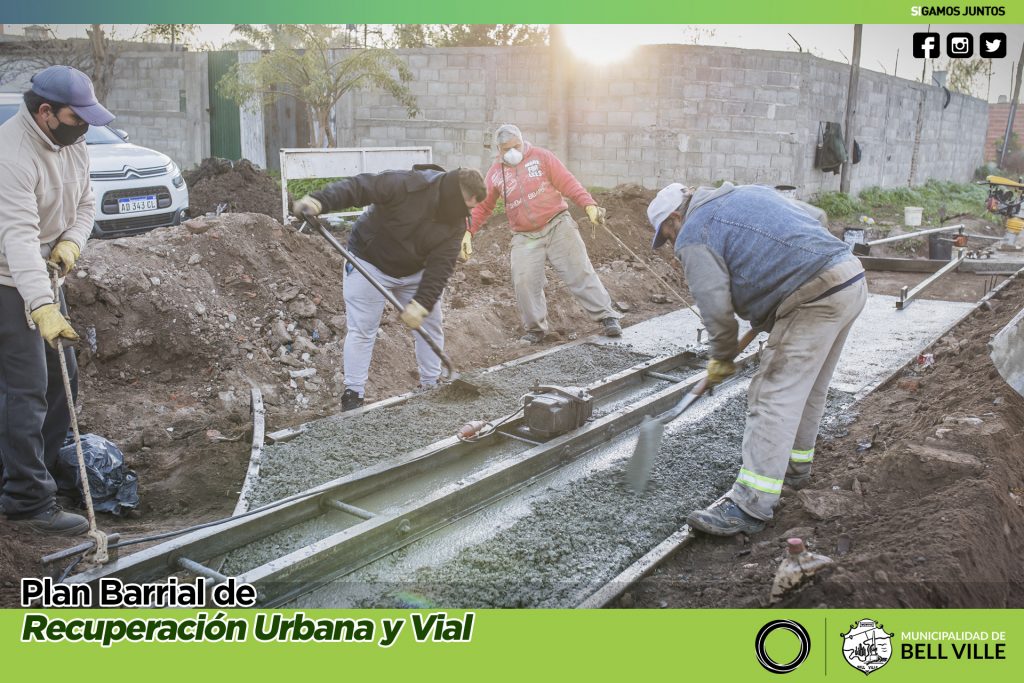 Se construirá cordón cuneta en otras once cuadras de la ciudad.