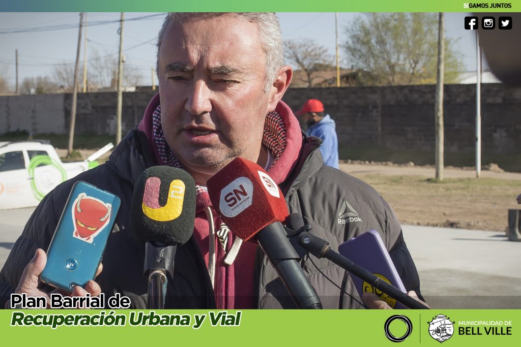 El playón polideportivo del barrio Malvinas Argentinas le dará más calidad de vida al sector.