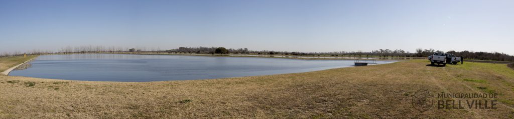 Comenzaron los trabajos previos a la construcción de la Cámara de Clorado en las lagunas sanitarias.