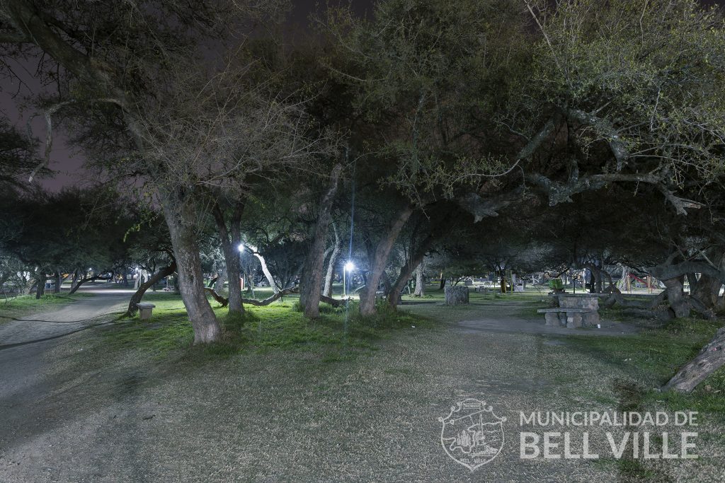 Finalizó el recambio por luces Led en el interior del Parque Tau.