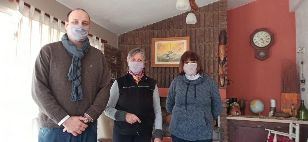 Se iniciaron las visitas de funcionarios municipales a los Centros Vecinales.