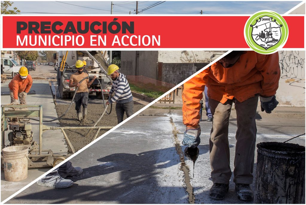 Cortes de calles por obras municipales.