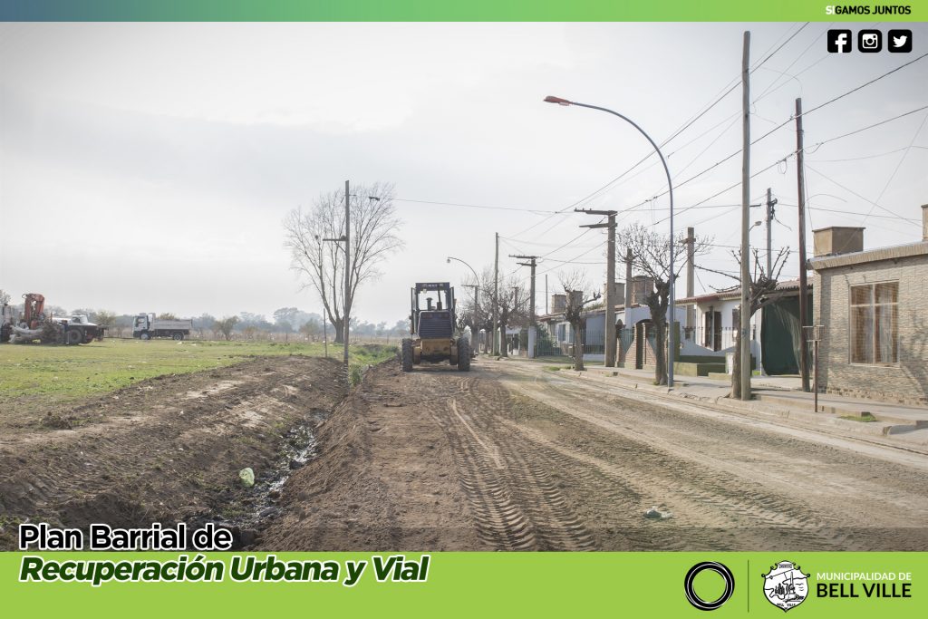 Trabajos en el desagüe de calle Chaco.