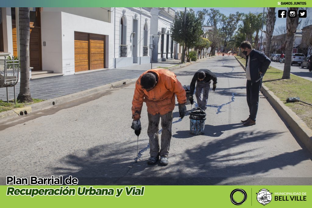 El intendente recorrió distintas obras que se ejecutan con fondos municipales