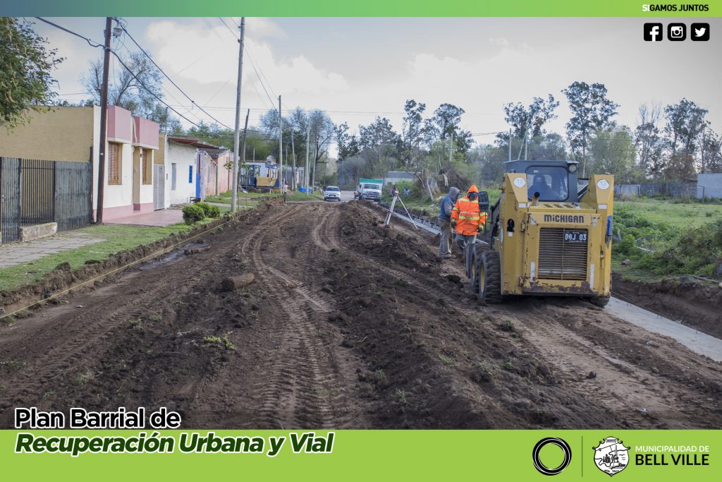 De los tres planes en ejecución por cordón cuneta, el primero está cumplido en un 90%