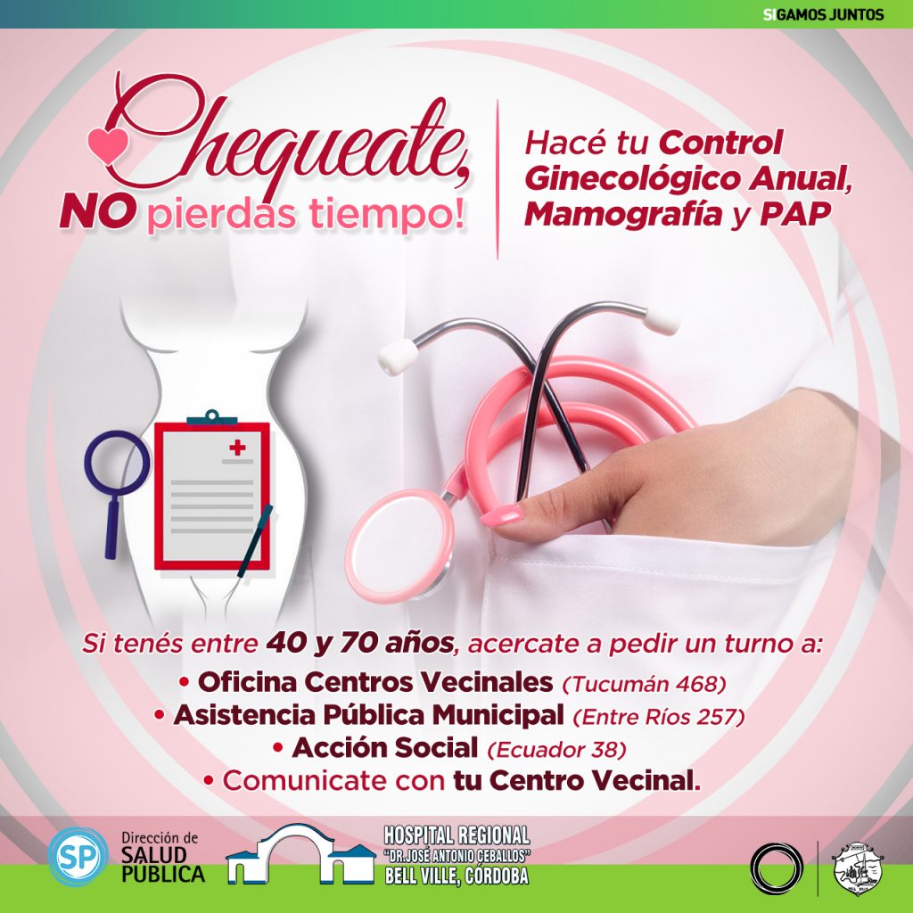 La Municipalidad se une al Hospital en la campaña de control ginecológico anual