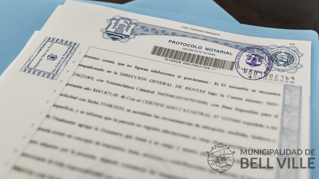 Se continúa gestionando ante la Provincia la escrituración de las propiedades de Barrio Jardín