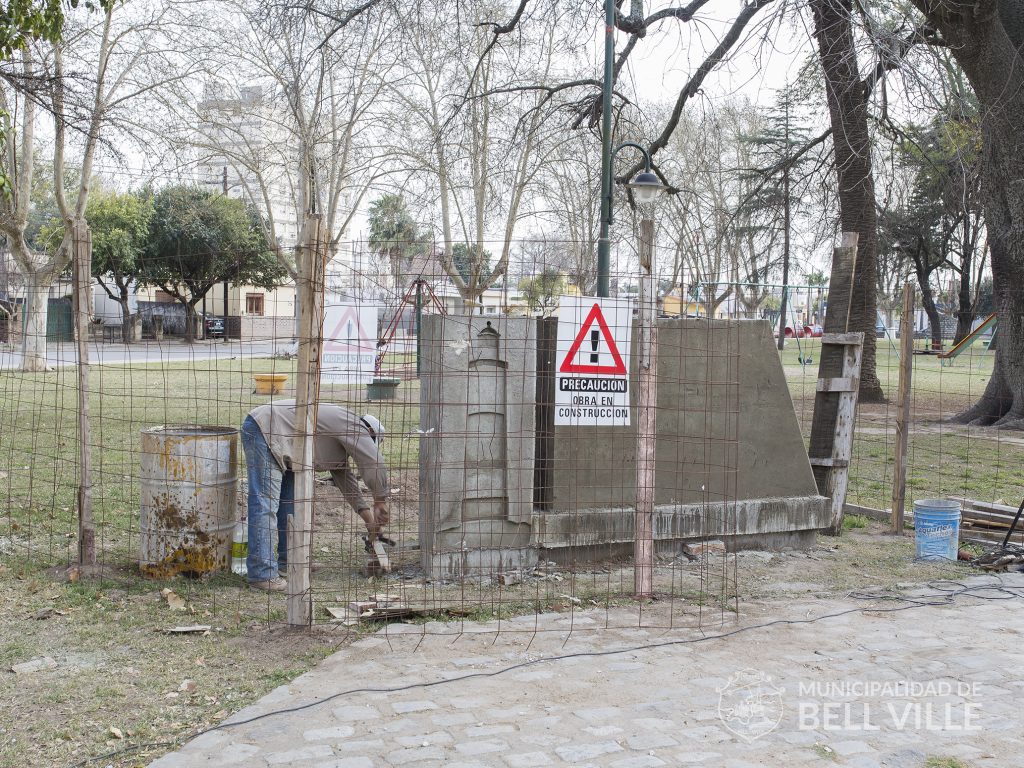 Prosigue la construcción del monumento a los Veteranos del Canal de Beagle.
