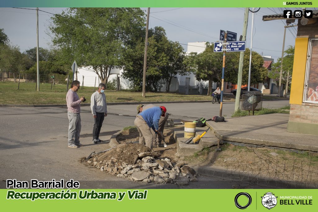 Mejorarán el canal de desagüe de calle Teniente Bono