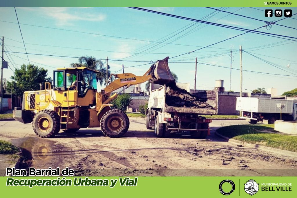 Se avanza en el plan municipal de recuperación de calles reemplazando asfalto por hormigón