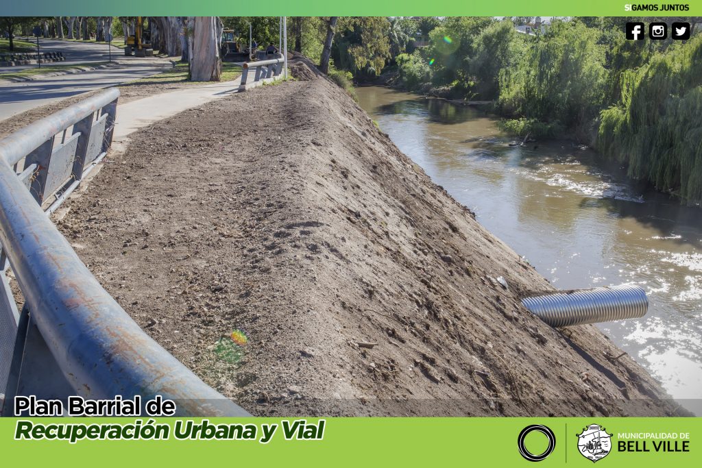 Concluyó la reparación del desagüe de barrio El Rosedal