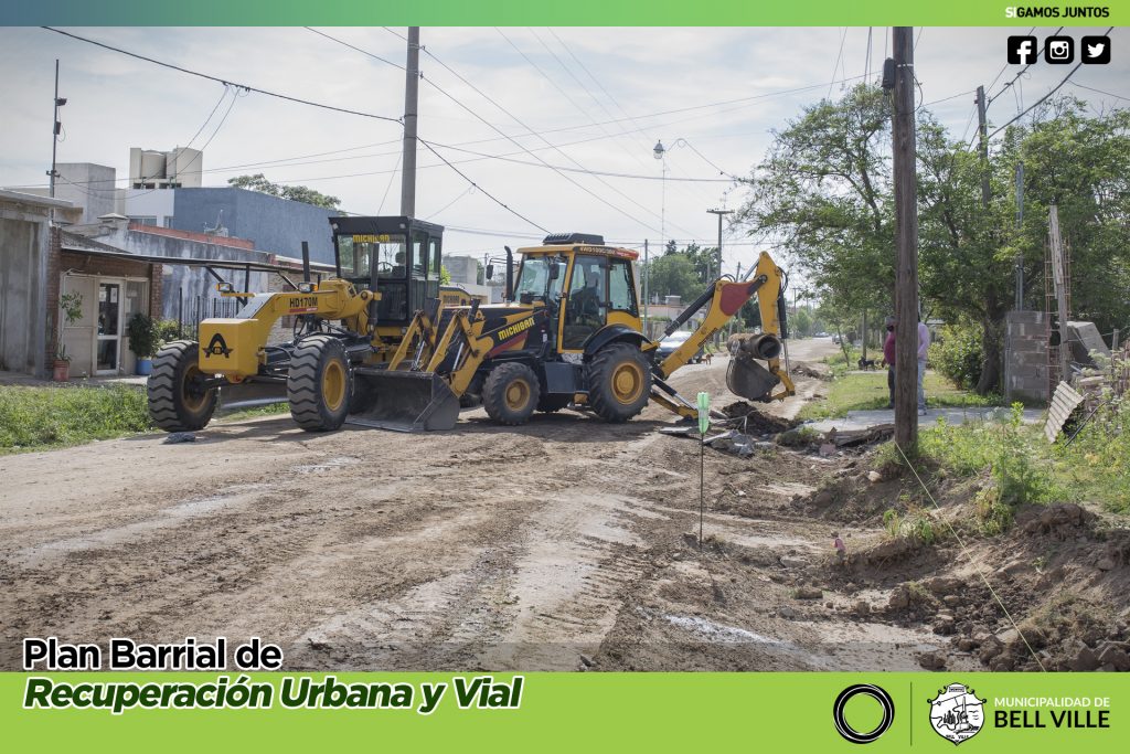 Obras de cordón cuneta y mejoras de desagües en la zona noroeste de la ciudad