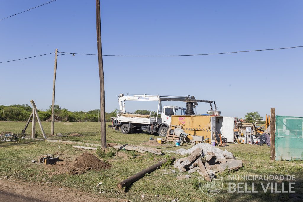 Comenzó la instalación del obrador en la futura estación transformadora de EPEC.