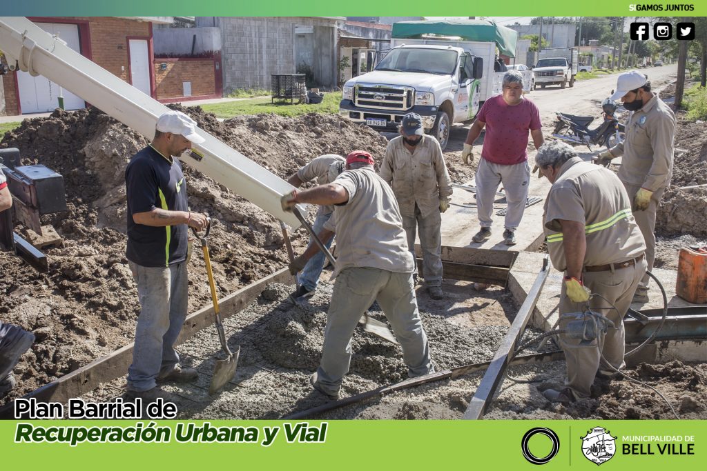 No se detiene la obra de cordón cuneta en la zona Noroeste de la ciudad