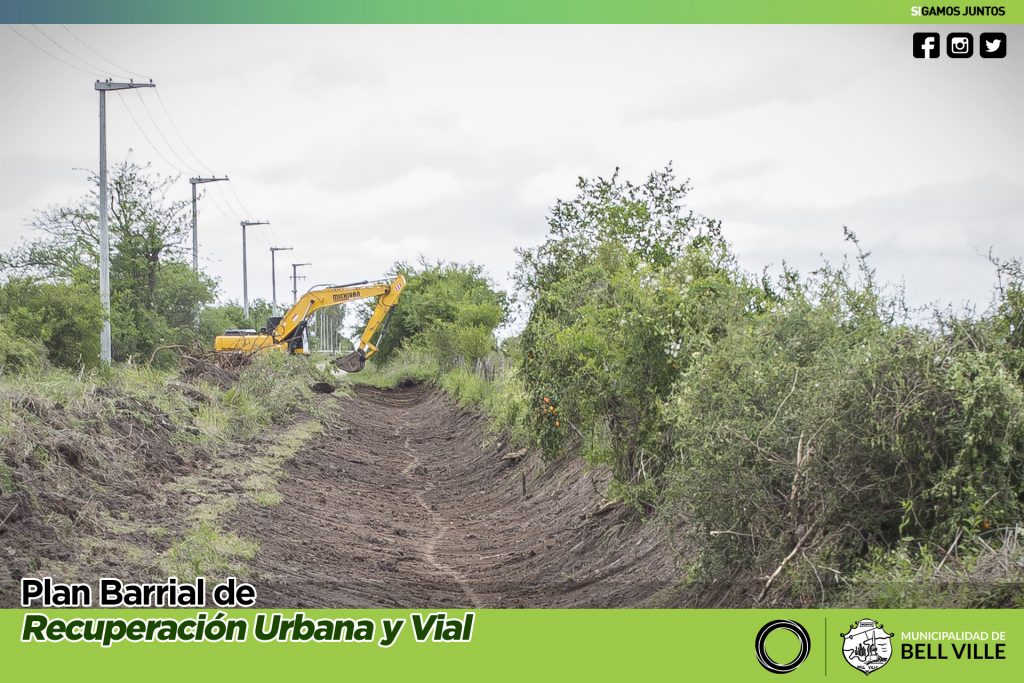 Prosigue el mantenimiento de canales de desagües