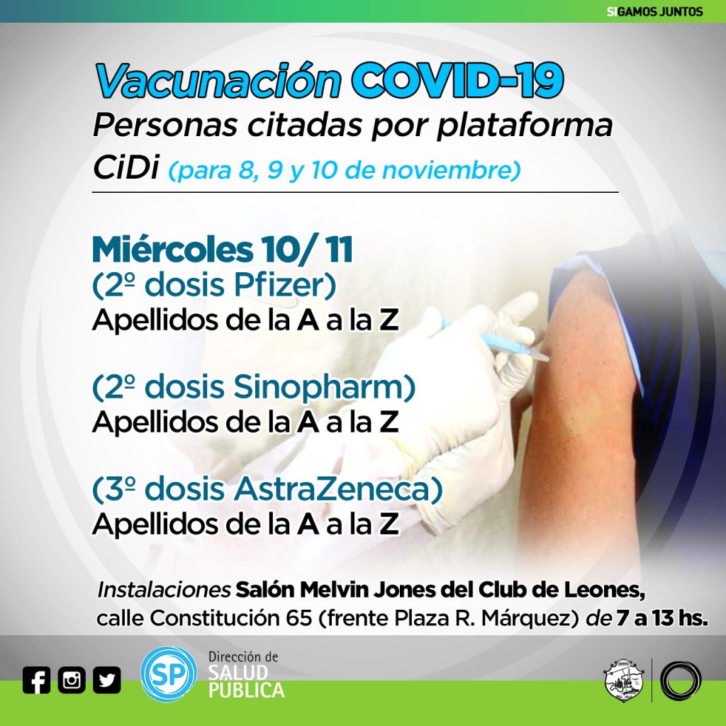 Cronograma de Vacunación