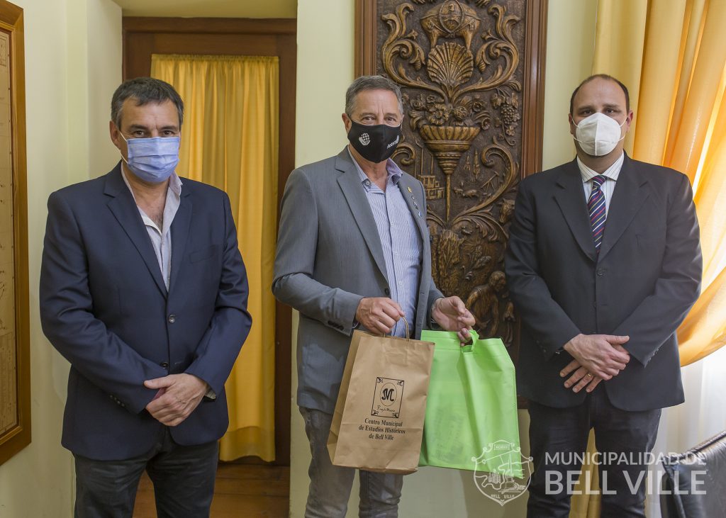 El nuevo gobernador del Rotary Club fue recibido por las autoridades municipales