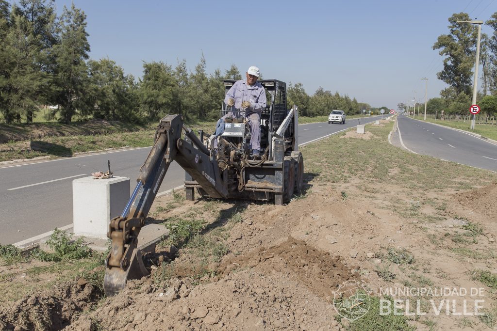 Se instalará el cableado para la iluminación del acceso Oeste
