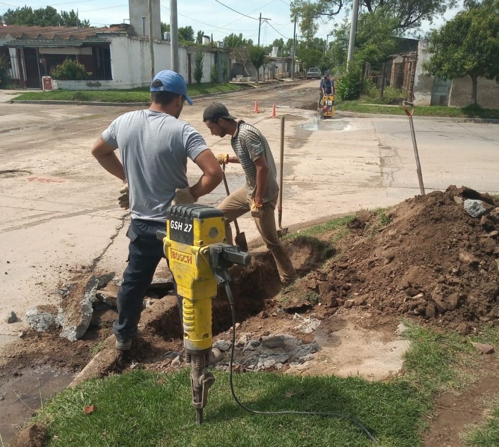 Importante obra municipal para el loteo Los Espinillos