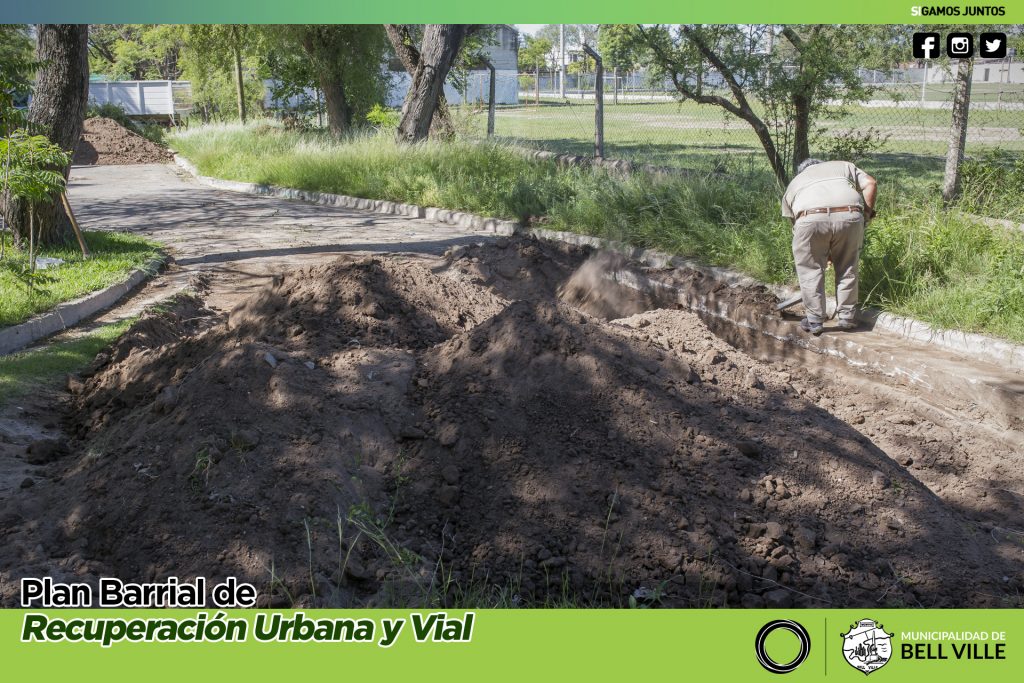 Se está adoquinando un tramo inconcluso de calle Tucumán