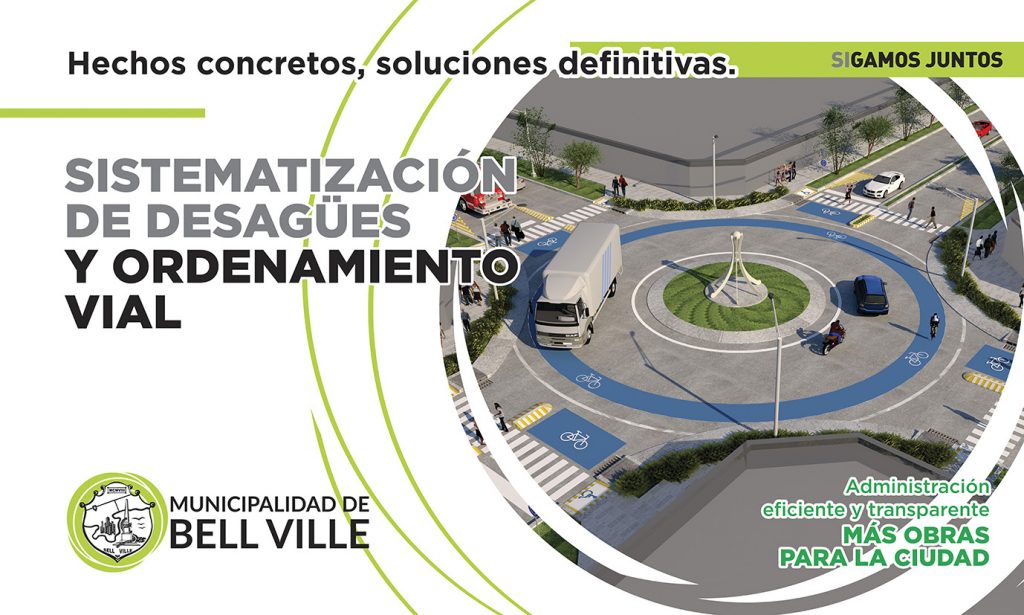 Se inicia la construcción de desagües y rotonda en Bv. Alcorta, Illia y Maipú