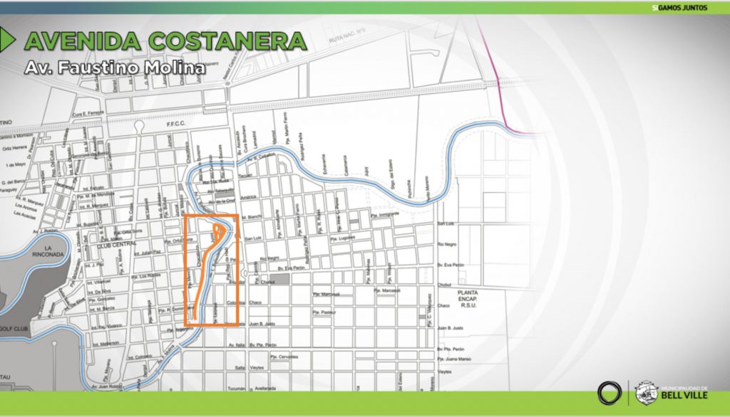 Con fondos municipales se pavimentará un importante tramo de la costanera