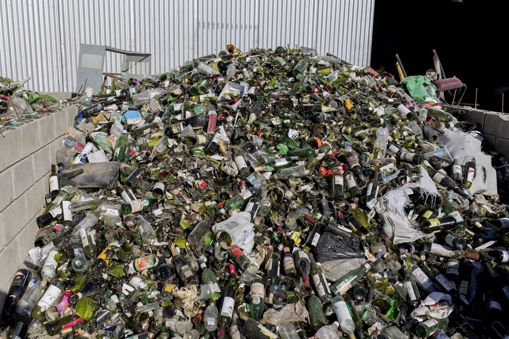 Importante venta de reciclables desde la planta de tratamiento de residuos