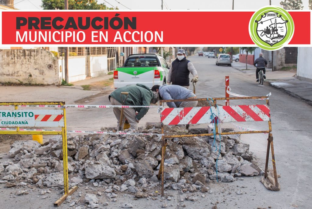 Por obras, desde el lunes se interrumpe el tránsito vehicular en Barcia esq. Leonelli