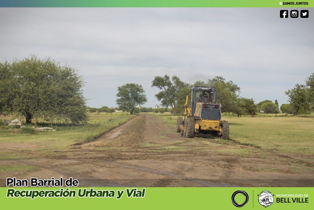 Se continúa con la apertura de calles en la zona Oeste de la ciudad
