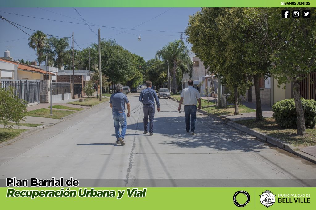 “El plan de recuperación urbana y vial, viene dando sus frutos”