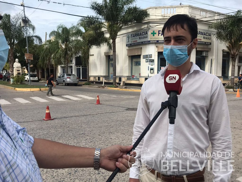 Se iniciaron los trabajos de la rotonda en calle Córdoba y avenidas España y Güemes