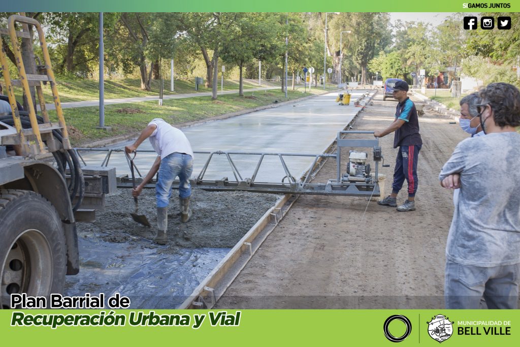 El hormigonado de la avenida Faustino Molina muestra importantes avances