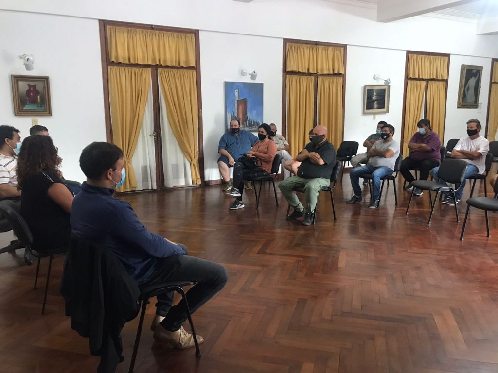 Funcionarios municipales recibieron a permisionarios de remises