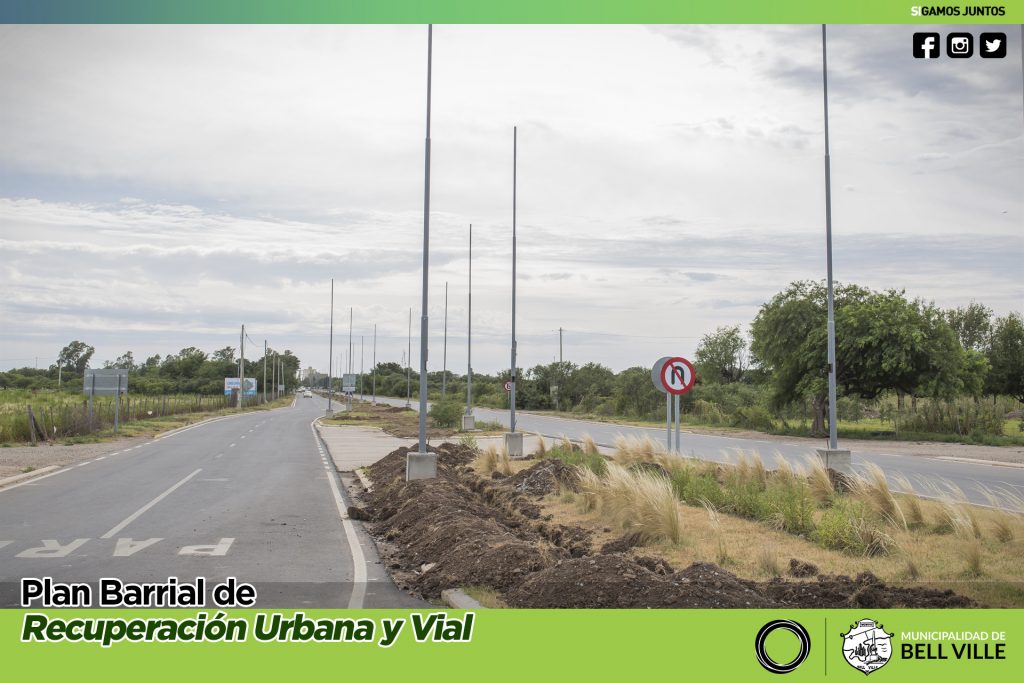 El viernes se inaugurará la iluminación pública en la Av. Eduardo César Angeloz
