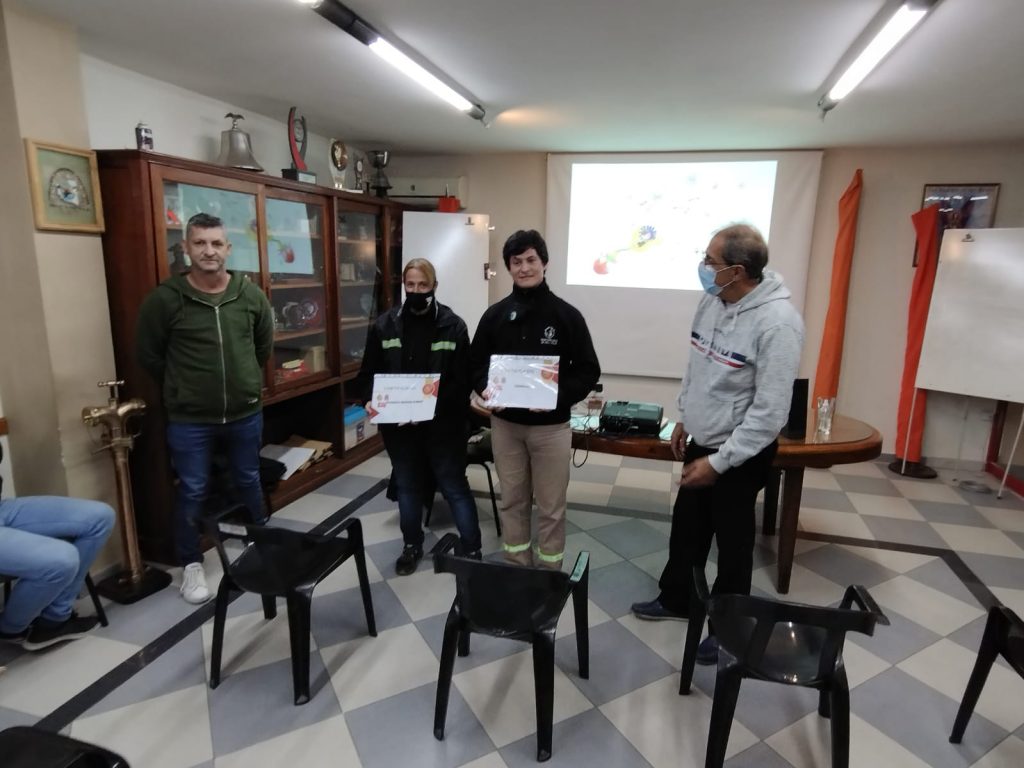 Culminó la capacitación a bomberos voluntarios en educación vial